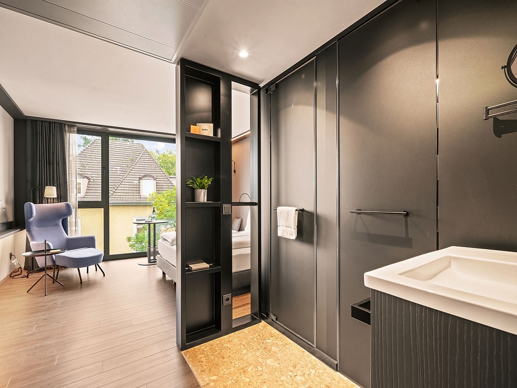 Glastrennwand Hotel Lukullum